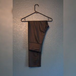 Black Faux Leather Leggings